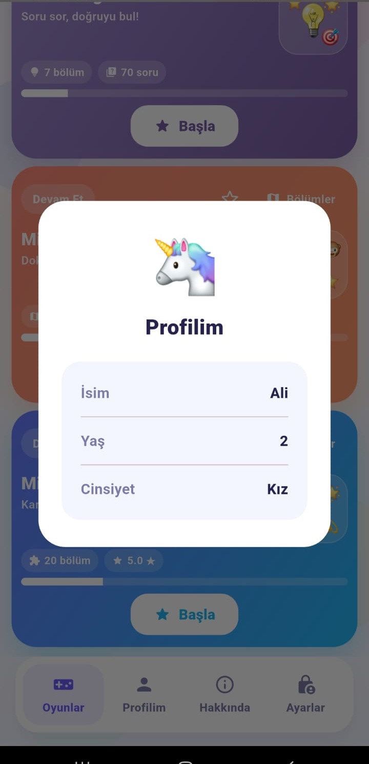 MINIO profil ekranı